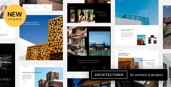 Подробнее о статье Architecturer — WordPress тема для дизайнера интерьера | Темы WordPress