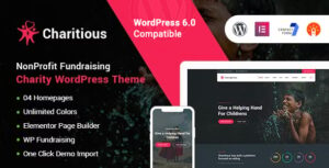 Подробнее о статье Charitious — тема WordPress по сбору средств | Темы WordPress