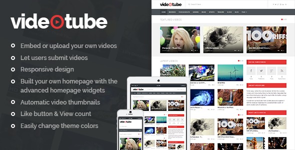 Вы сейчас просматриваете VideoTube — тема для видео-портала WordPress | Темы WordPress