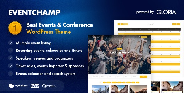 Подробнее о статье Eventchamp — WordPress тема событий и конференций | Темы WordPress