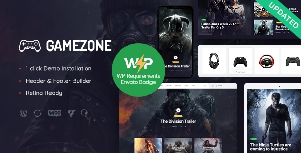 Вы сейчас просматриваете Gamezone — тема для игрового блога и магазина на WordPress | Темы WordPress