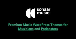 Подробнее о статье Sonaar Music — премиальные музыкальные WordPress темы для музыкантов и подкастеров | Темы WordPress