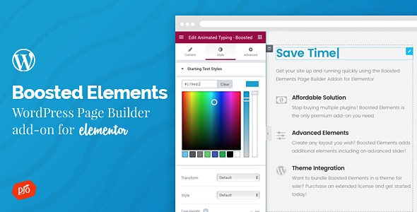 Вы сейчас просматриваете Boosted Elements — надстройка для WordPress Page Builder Elementary | Плагины WordPress