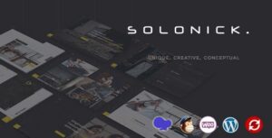 Подробнее о статье Solonick — тема для персонального портфолио WordPress | Темы WordPress