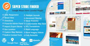 Подробнее о статье Super Store Finder for WordPress — поиск магазинов | Плагины WordPress