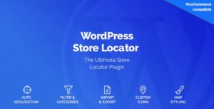 Подробнее о статье WordPress Store Locator — адреса магазинов | Плагины WordPress