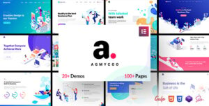 Подробнее о статье Agmycoo — изометрическая тема для стартапов и креативных цифровых агентств WordPress | Темы WordPress