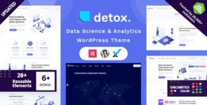 Подробнее о статье Detox — тема WordPress для анализа данных и аналитики | Темы WordPress