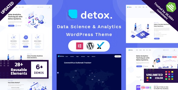 Вы сейчас просматриваете Detox — тема WordPress для анализа данных и аналитики | Темы WordPress