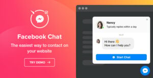 Подробнее о статье Facebook Chat — плагин чата WordPress Facebook Messenger | Плагины WordPress