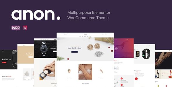 Вы сейчас просматриваете Anon — многоцелевая тема Elementor WooCommerce | Темы WordPress