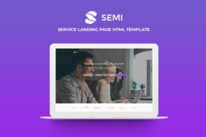 Подробнее о статье Semi — современный HTML-шаблон для посадочной страницы | HTML шаблоны