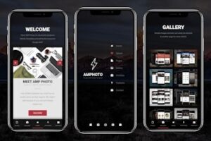 Подробнее о статье AMP Photo — стильный и быстрый шаблон для создания уникальных мобильных страниц | HTML шаблоны