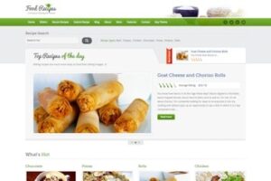 Подробнее о статье Food Recipes — стильный шаблон для сайта или блога о еде | HTML шаблоны