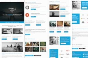 Подробнее о статье Vamice Mail — Удобный и адаптивный шаблон для рассылок | HTML шаблоны