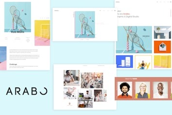 Подробнее о статье Arabo — шаблон для портфолио, который подчеркнет вашу индивидуальность | HTML шаблоны