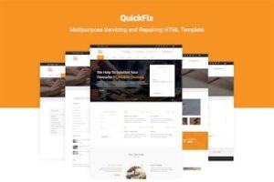 Подробнее о статье QuickFix — многофункциональный HTML-шаблон для сервисных центров и ремонта | HTML шаблоны