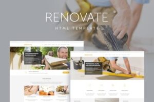 Подробнее о статье Renovate — HTML-шаблон для строительства и ремонта | HTML шаблоны