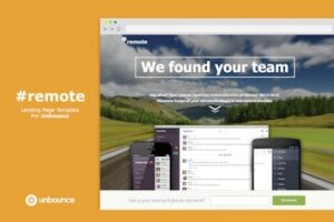 Подробнее о статье Remote — стильный шаблон целевой страницы Unbounce с видеозаголовком | HTML шаблоны