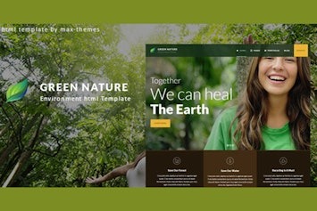 Вы сейчас просматриваете Green Nature — HTML-шаблон для экологических и природоохранных проектов | HTML шаблоны