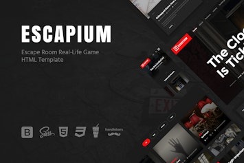 Вы сейчас просматриваете Escapium — HTML-шаблон для квест-комнат и событий | HTML шаблоны