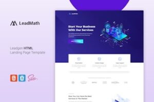 Подробнее о статье LeadMath — HTML-шаблон для генерации лидов | HTML шаблоны