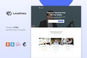 Подробнее о статье LeadData — HTML-шаблон для генерации лидов | HTML шаблоны