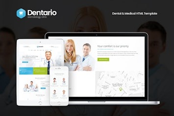 Подробнее о статье Dentario — HTML-шаблон для медицинских сайтов | HTML шаблоны