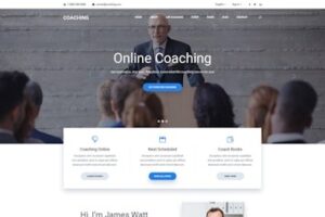 Подробнее о статье Coaching — HTML-шаблон для тренеров и коучей | HTML шаблоны