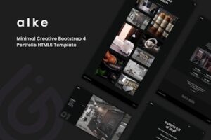 Подробнее о статье Alke — минималистичный HTML-шаблон для креативного портфолио | HTML шаблоны