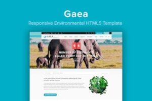 Подробнее о статье Gaea — универсальный шаблон для экологических и благотворительных сайтов | HTML шаблоны