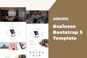 Подробнее о статье Asore – современный Bootstrap 5 шаблон для бизнеса и портфолио | HTML шаблоны