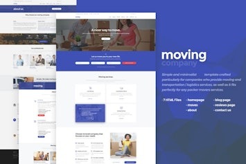 Подробнее о статье Moving – логистический HTML5-шаблон для современного бизнеса | HTML шаблоны