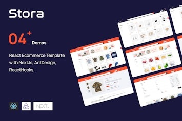 Подробнее о статье Stora — шаблон React Ecommerce с использованием NextJs и ReactHooks | HTML шаблоны