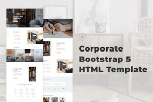 Подробнее о статье Rustic — корпоративный HTML-шаблон на Bootstrap 5 | HTML шаблоны