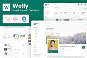 Подробнее о статье Welly — административная панель для больниц на Laravel 8 | HTML шаблоны