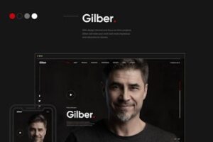 Подробнее о статье Gilber – шаблон для личного резюме и портфолио | HTML шаблоны