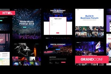 Подробнее о статье Grand Conference – HTML шаблон для мероприятий | HTML шаблоны