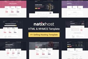 Подробнее о статье NatixHost — шаблон для веб-хостинга и WHMCS | HTML шаблоны