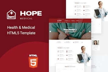 Вы сейчас просматриваете Hope — современный HTML5 шаблон для медицинских сайтов | HTML шаблоны