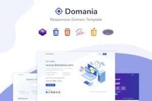 Подробнее о статье Domania — шаблон для сайтов, связанных с продажей и покупкой доменов | HTML шаблоны