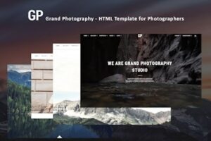 Подробнее о статье Шаблон GrandP – Стильный и мощный инструмент для фотографов | HTML шаблоны