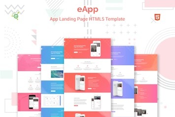 Вы сейчас просматриваете eApp — многофункциональная HTML5 страница для приложения | HTML шаблоны