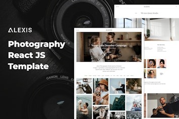 Вы сейчас просматриваете Alexis — шаблон React JS для портфолио фотографа | HTML шаблоны