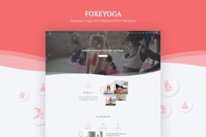 Подробнее о статье Foxeyoga – шаблон для сайтов йоги и здоровья | HTML шаблоны