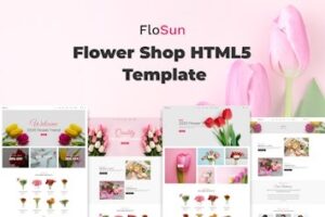 Подробнее о статье FloSun — элегантный HTML5-шаблон для цветочных магазинов | HTML шаблоны