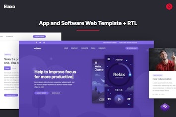 Вы сейчас просматриваете Elaxo — шаблон для сайта приложений и программного обеспечения | HTML шаблоны