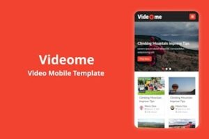 Подробнее о статье Videome — шаблон для мобильных видеоплатформ | HTML шаблоны