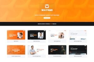 Подробнее о статье Waysme — шаблон для креативных агентств и личных сайтов | HTML шаблоны