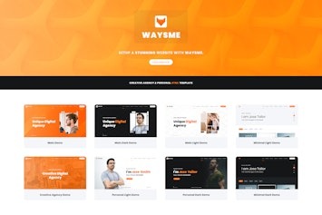 Подробнее о статье Waysme — шаблон для креативных агентств и личных сайтов | HTML шаблоны